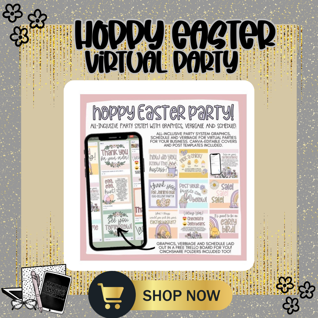 Hoppy Easter Themed Virtual Party