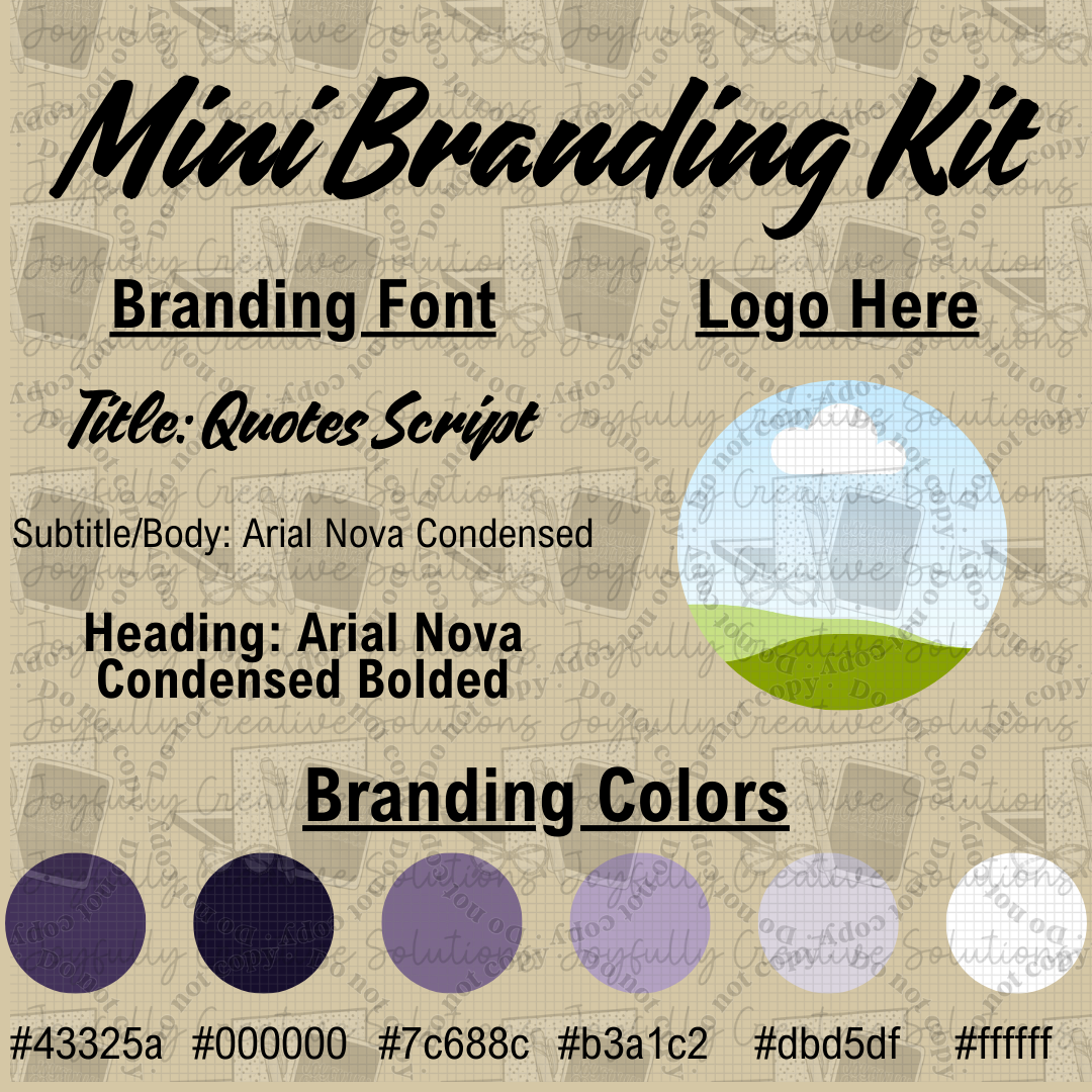 Mini Branding Kit Freebie