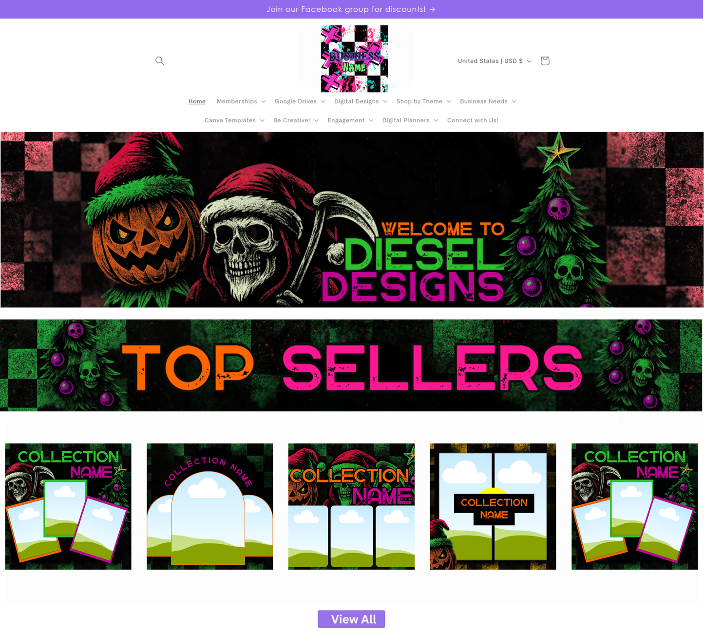 Naughty or Nice Website and Small Biz Kit Collab