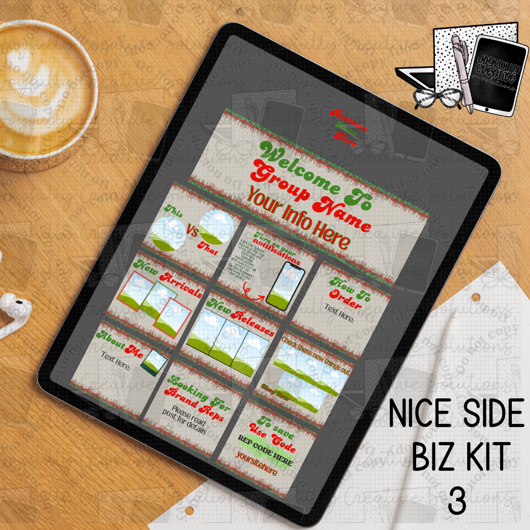 Naughty or Nice Website and Small Biz Kit Collab