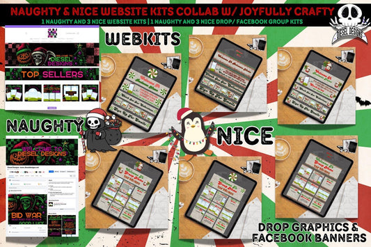 Naughty or Nice Website and Small Biz Kit Collab