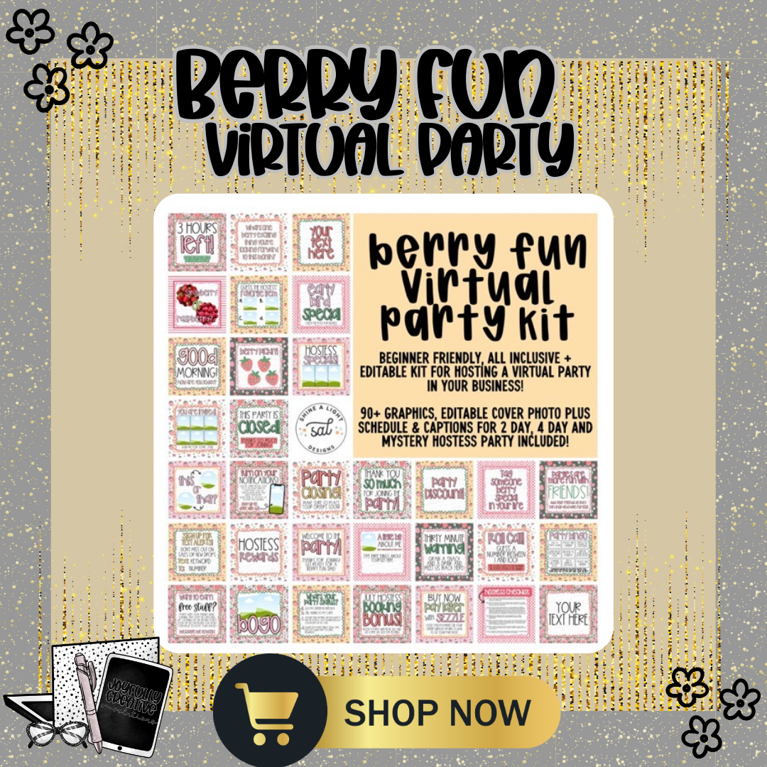 Berry Fun Themed Virtual Party