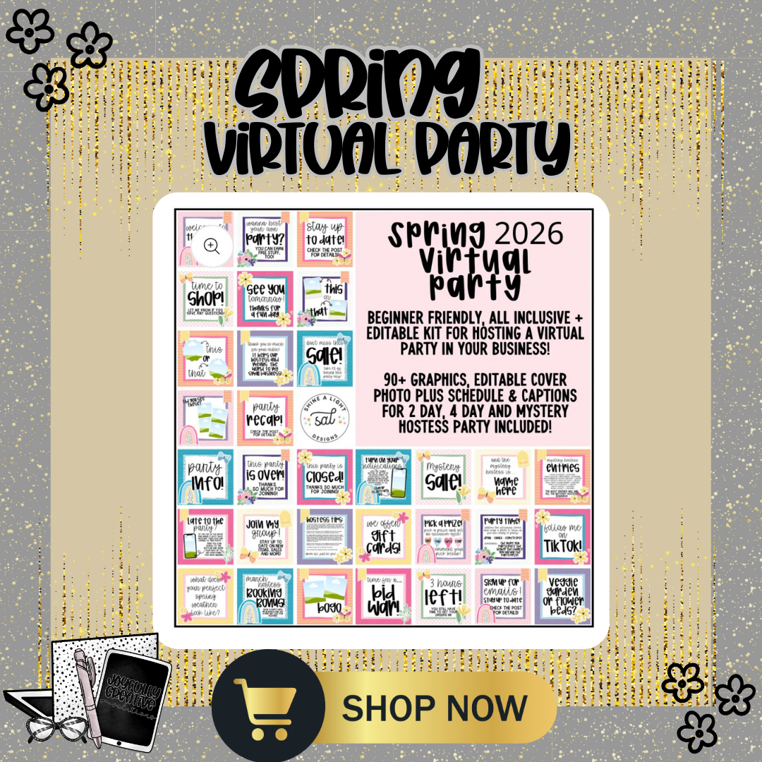 Spring Themed Virtual Party