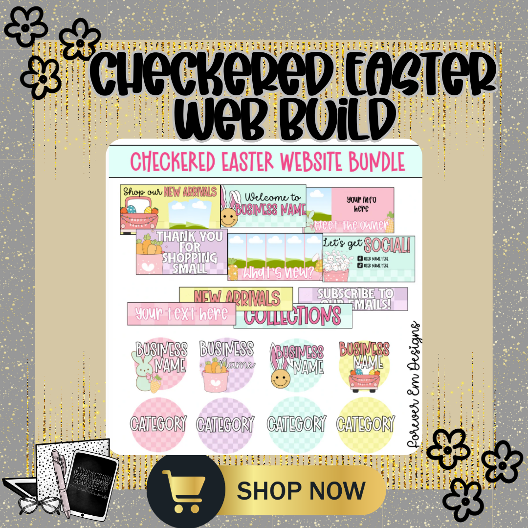 Checkered Easter Website Build Packages