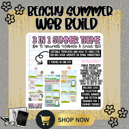 Beachy Summer Website Build Packages