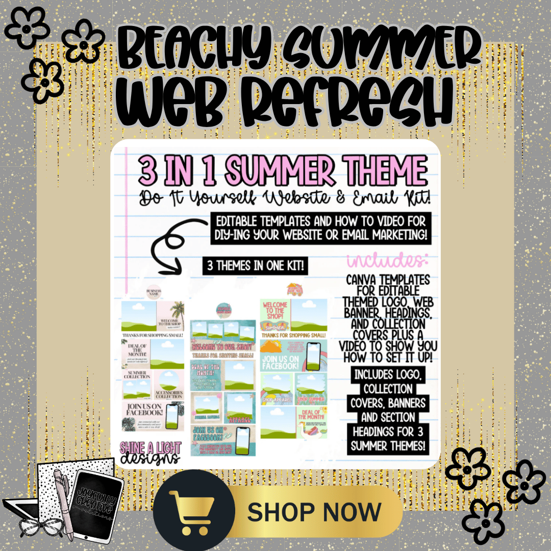 Beachy Summer Website Revamp Packages