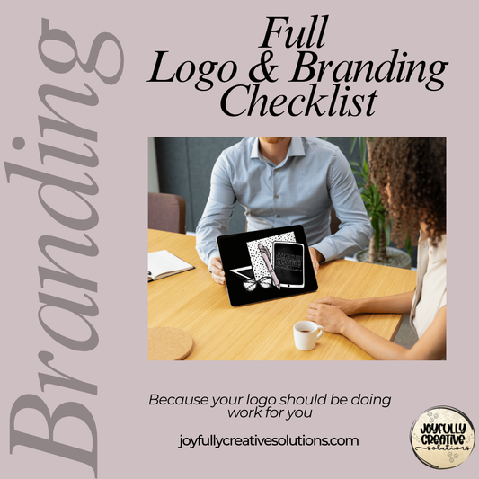 Full Logo and Branding Checklist