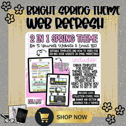 Bright Spring Theme Website Revamp Packages