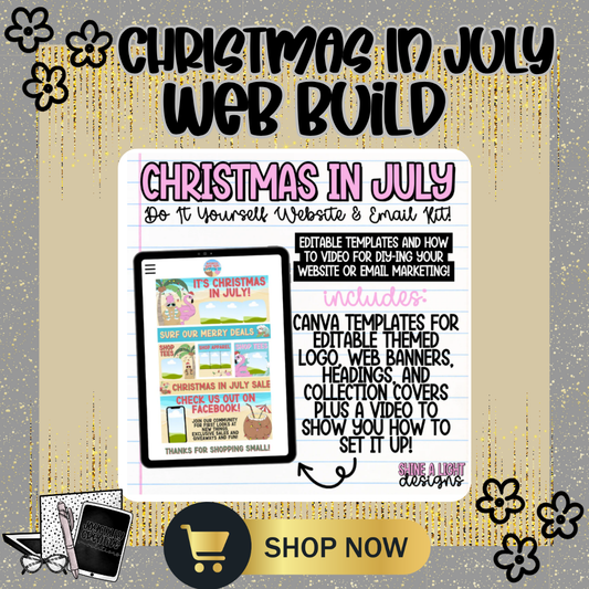 Christmas In July Website Build Packages