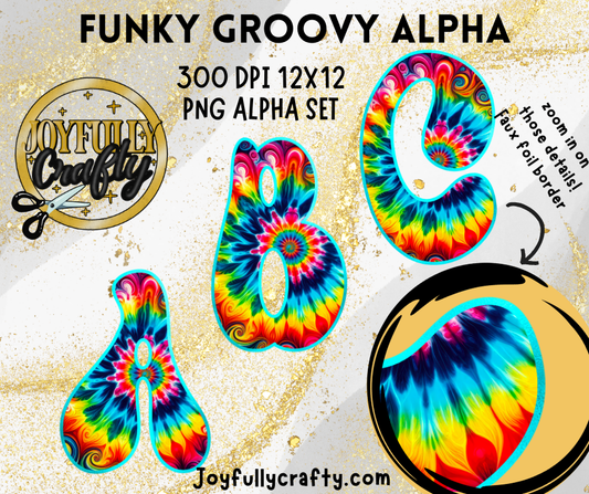Funky Groovy Alpha Digital Design