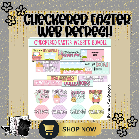 Checkered Easter Website Revamp Packages