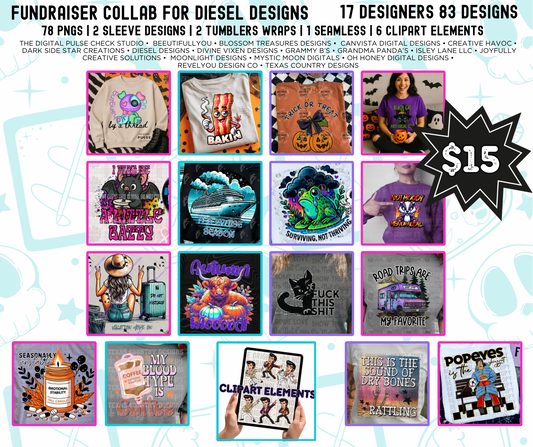 Diesel Designs Fundraiser Collab Featuring Joyfully Creative Solutions