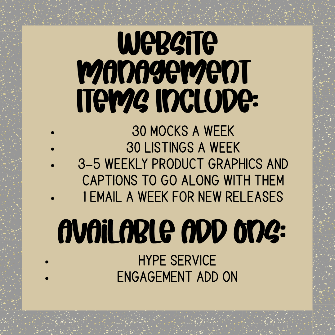 Monthly Website Management
