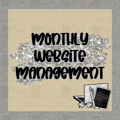 Monthly Website Management