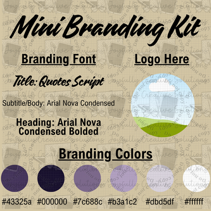 Mini Branding Kit Freebie