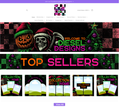 Naughty or Nice Website and Small Biz Kit Collab