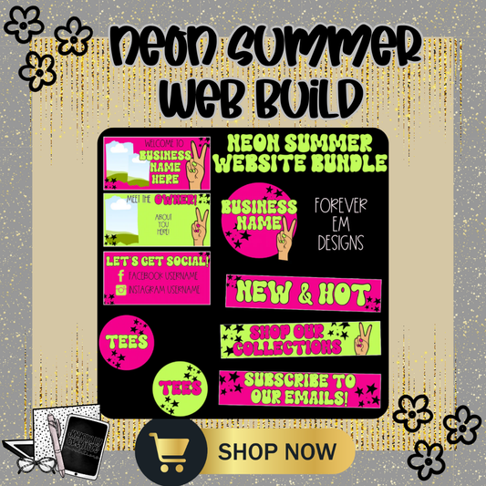 Neon Summer Website Build Packages