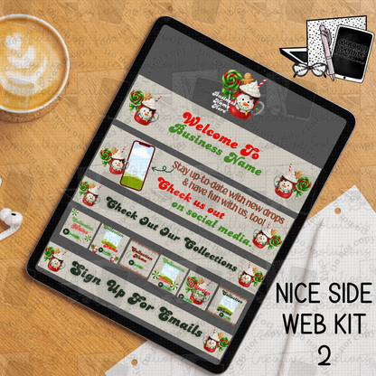 Naughty or Nice Website and Small Biz Kit Collab
