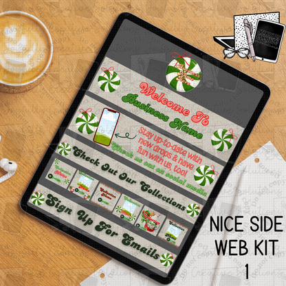 Naughty or Nice Website and Small Biz Kit Collab