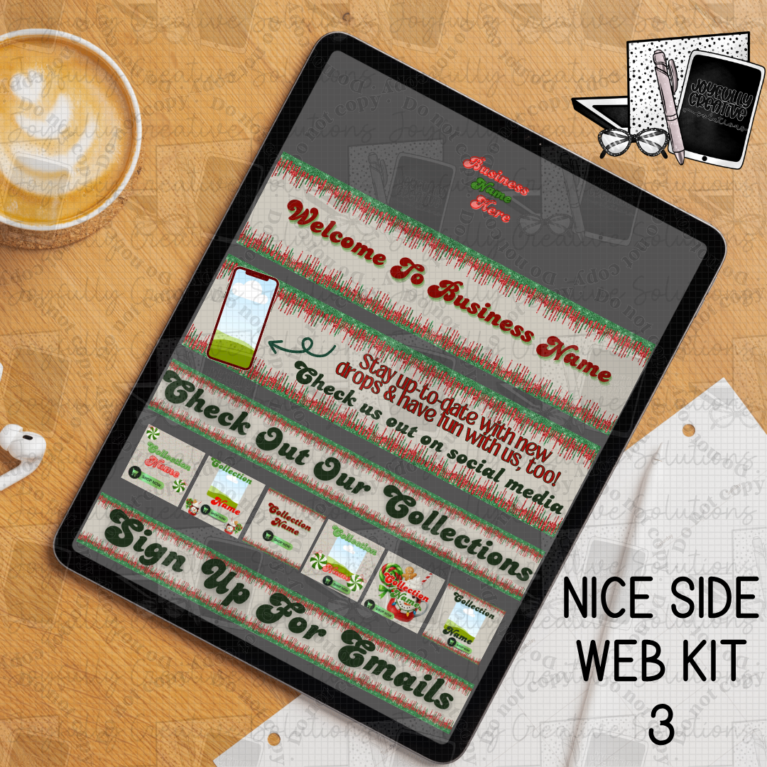 Naughty or Nice Website and Small Biz Kit Collab