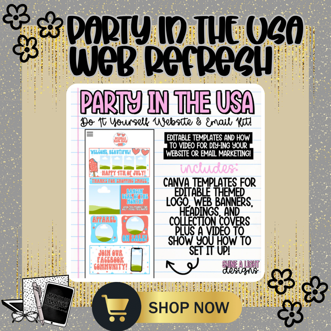 Party in the USA Website Revamp Packages