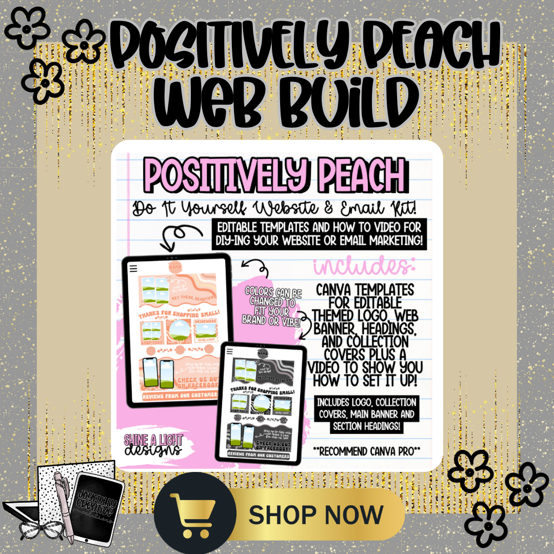 Positively Peach Website Build Packages