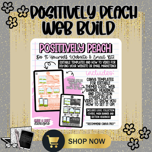 Positively Peach Website Build Packages