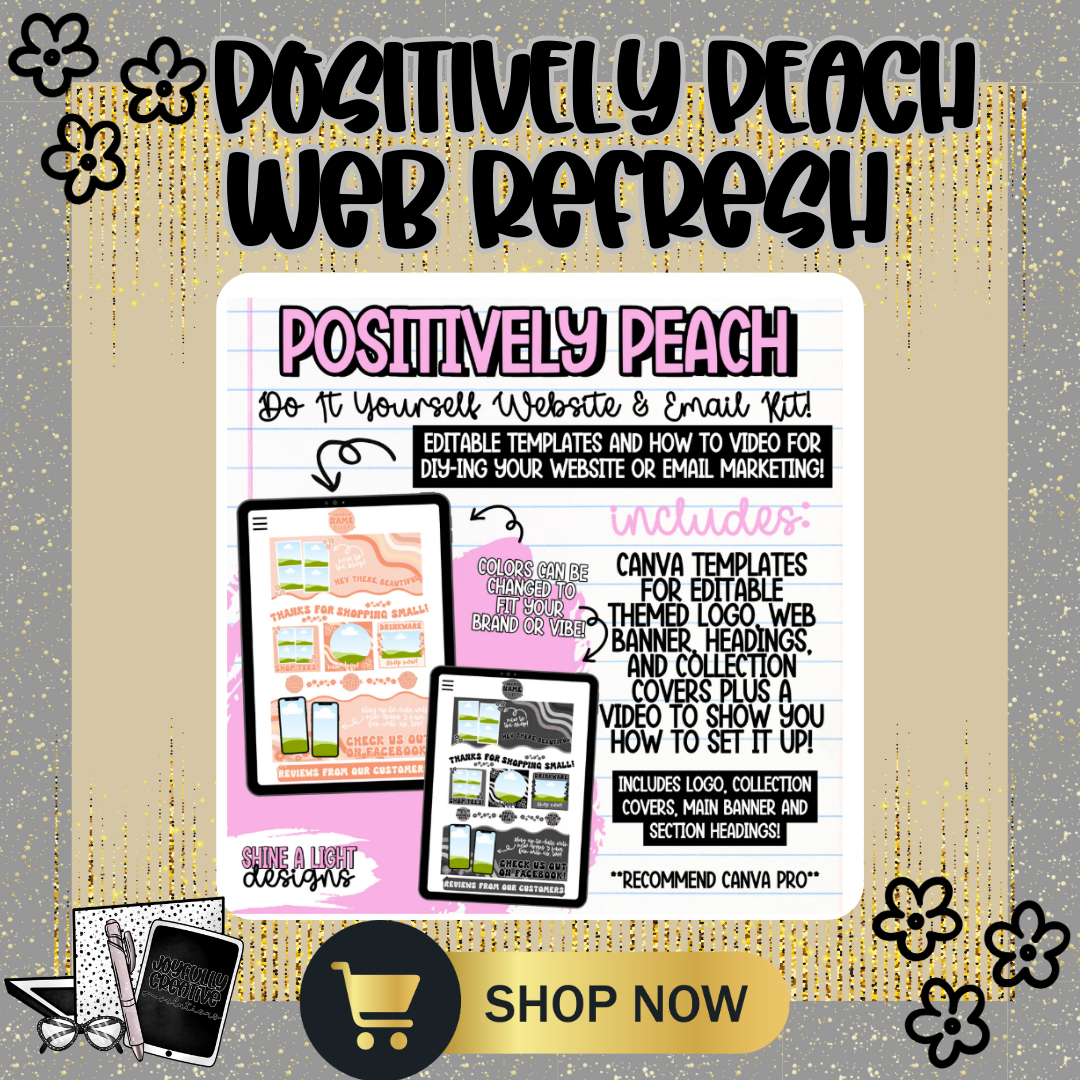 Positively Peach Website Revamp Packages