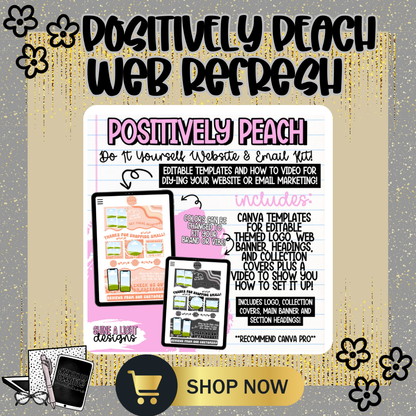 Positively Peach Website Revamp Packages