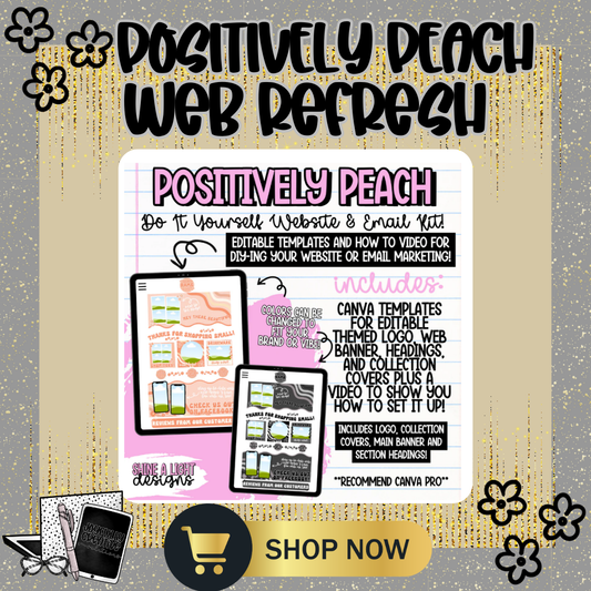 Positively Peach Website Revamp Packages