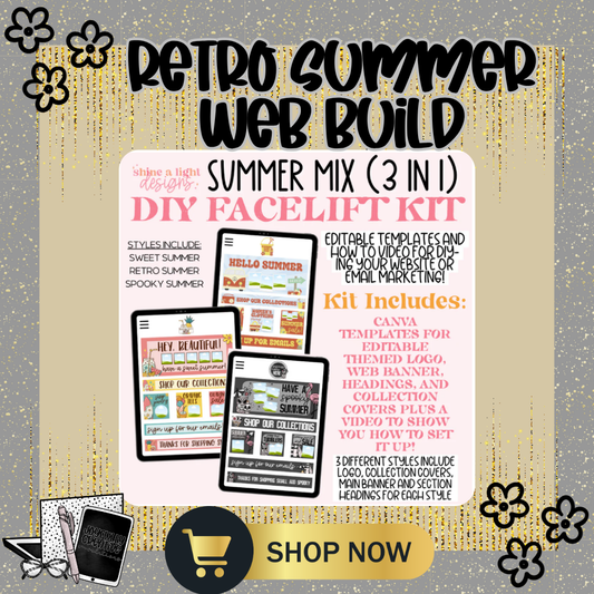 Retro Summer Website Build Packages