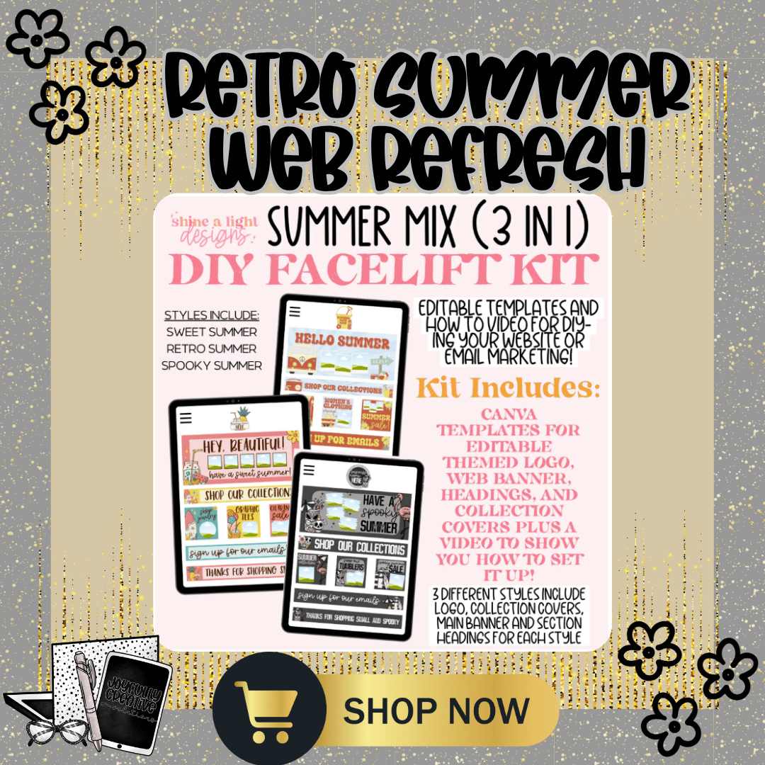 Retro Summer Website Revamp Packages