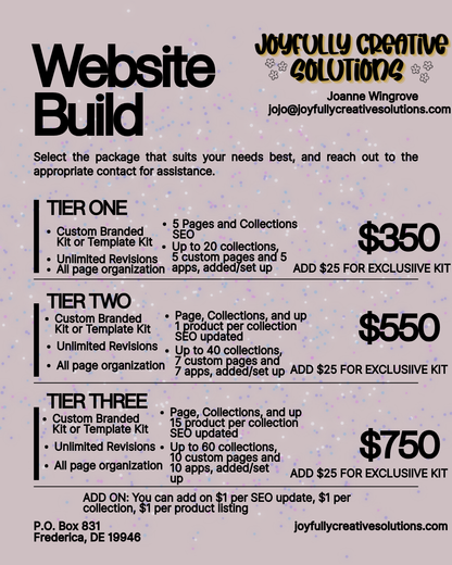 Spring Website Build Packages
