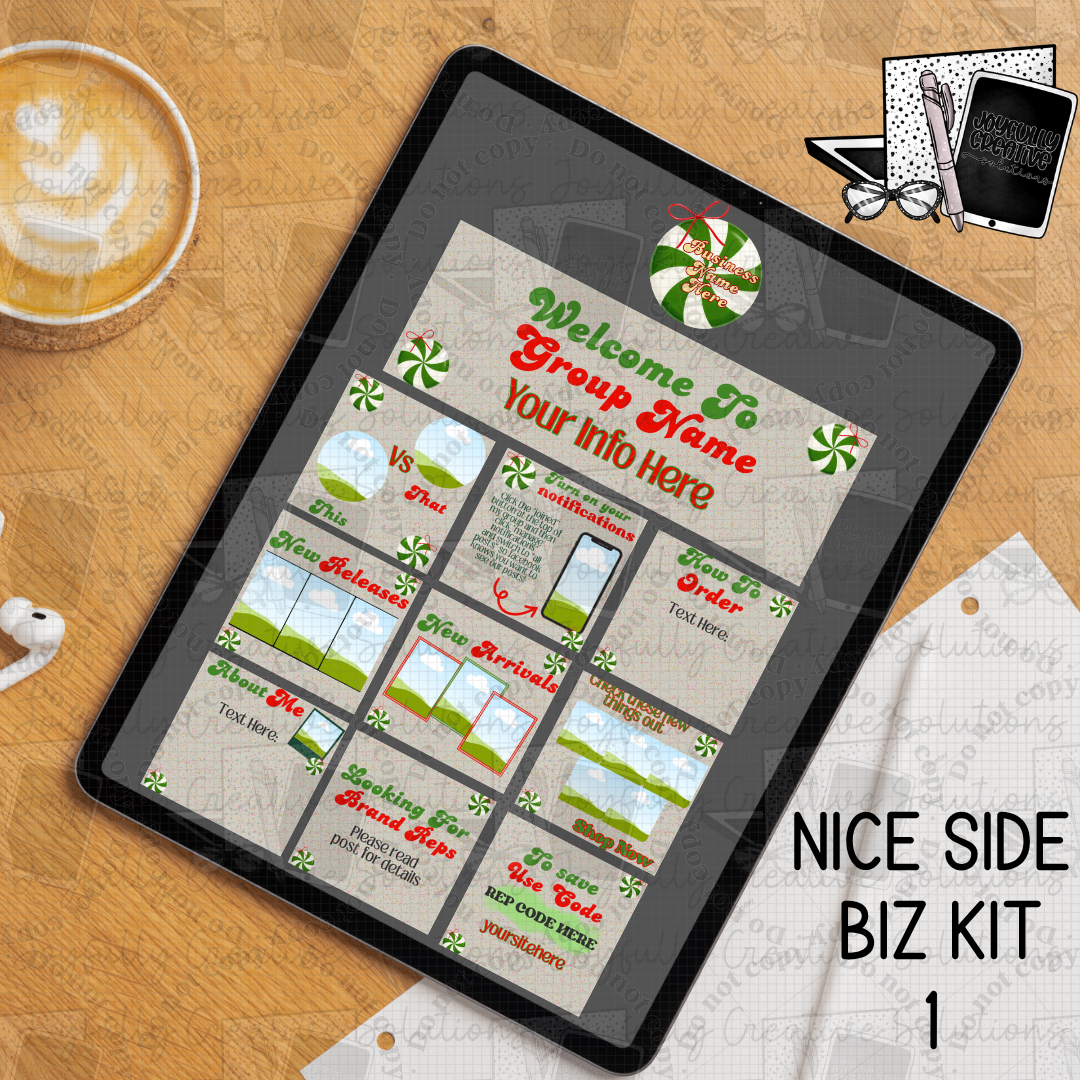 Naughty or Nice Website and Small Biz Kit Collab
