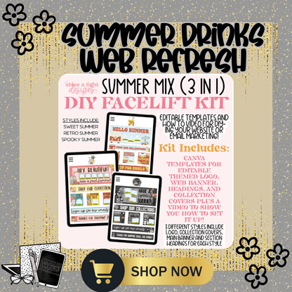 Summer Drinks Website Revamp Packages