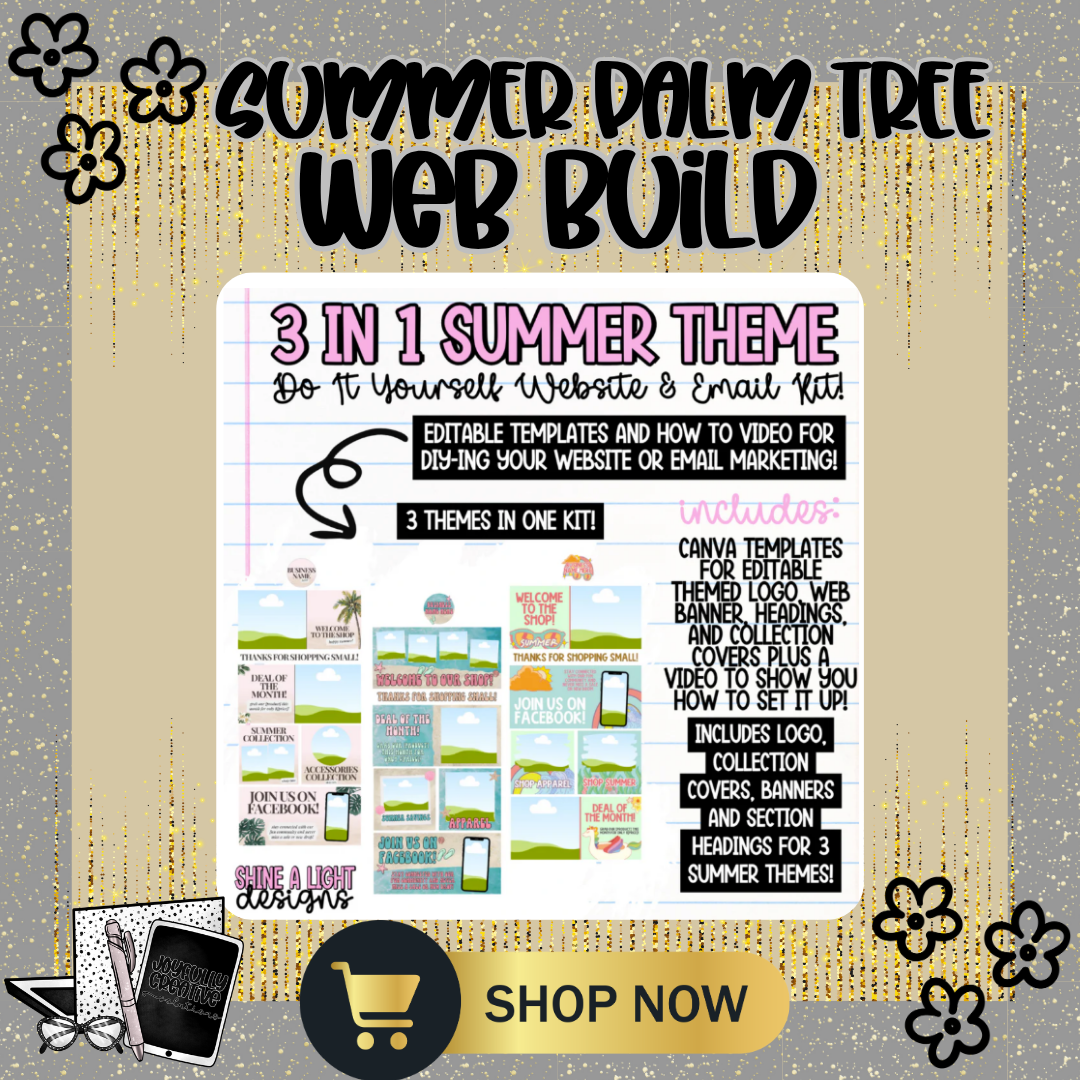 Summer Palm Tree Website Build Packages